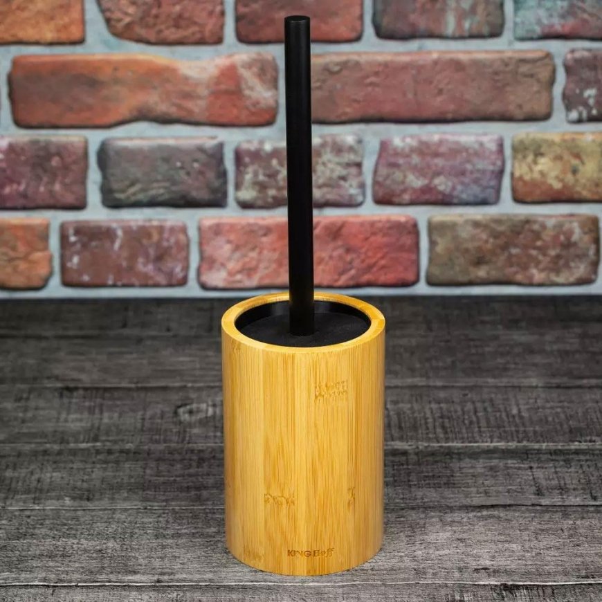 King Hoff bamboo toilet brush – 3