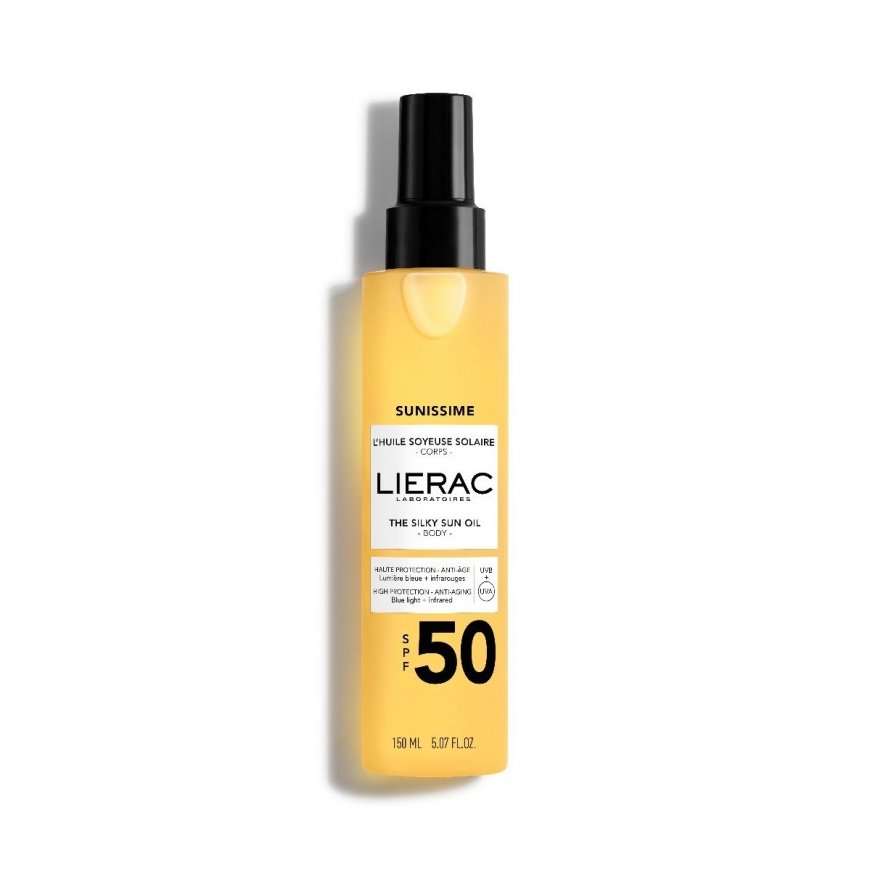 Lierac SUNISSIME silkkinen aurinkoöljy SPF50 150 ml