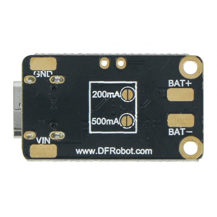 Lipo charger, Li-Pol battery charging module via USB C, DFRobot DFR0668 – 3