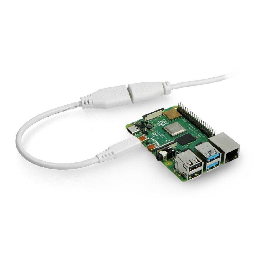 Raspberry MicroHDMI - HDMI adapter 0.235m White – 4