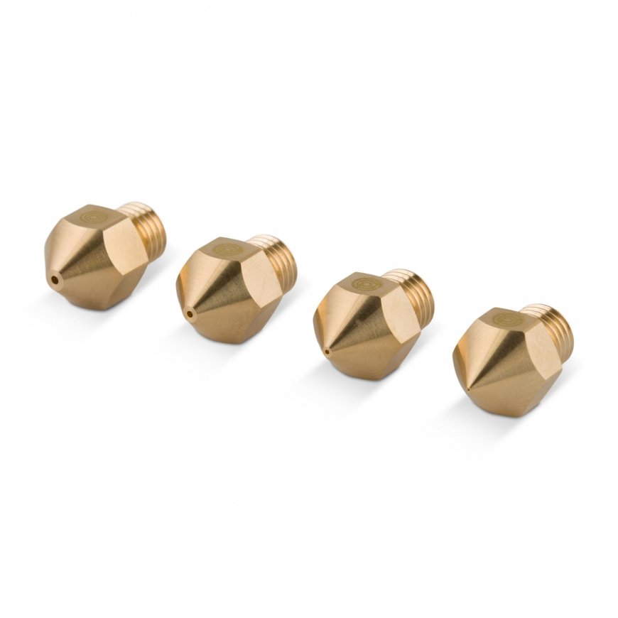 PrimaCreator CR-10S Pro brass tips in different sizes - 4 pcs (0.20mm/0.40mm/0.60mm/0.80mm)