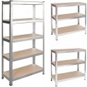 Metal storage shelf 180 x 90 x 30 cm Humberg 4843