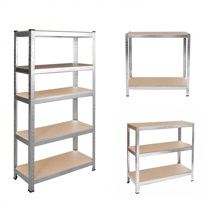 Metal storage shelf 180 x 90 x 30 cm Humberg 4843 – 2