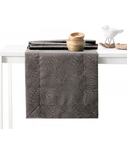 AmeliaHome Table runner AH GAIA BRD COCOA 30X100