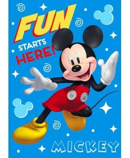 Blanket Mickey Mouse Only one 100 x 140 cm Dark blue Polyester