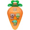 Funko Carrot Pocket POP blister 3 figures Ninja Turtles Splinter Leonardo Raphael easter Funko Carrot Pocket POP blister 3 figures Ninja Turtles Splinter Leonardo Raphael easter