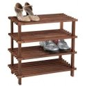 Kesper Tall shoe cabinet made of spruce, spacious and adjustable shoe rack with four shelves Kesper Tall shoe cabinet made of spruce, spacious and adjustable shoe rack with four shelves
