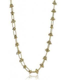 Marc Malone Gold Plated Steel Necklace Jordan Gold Necklace MCN24011G