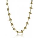 Marc Malone Paauksuoto plieno karoliai Jordan Gold Necklace MCN24011G Marc Malone Paauksuoto plieno karoliai Jordan Gold Necklace MCN24011G
