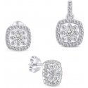 Brilio Silver Shiny silver jewelry set with zircons SET217W Brilio Silver Shiny silver jewelry set with zircons SET217W