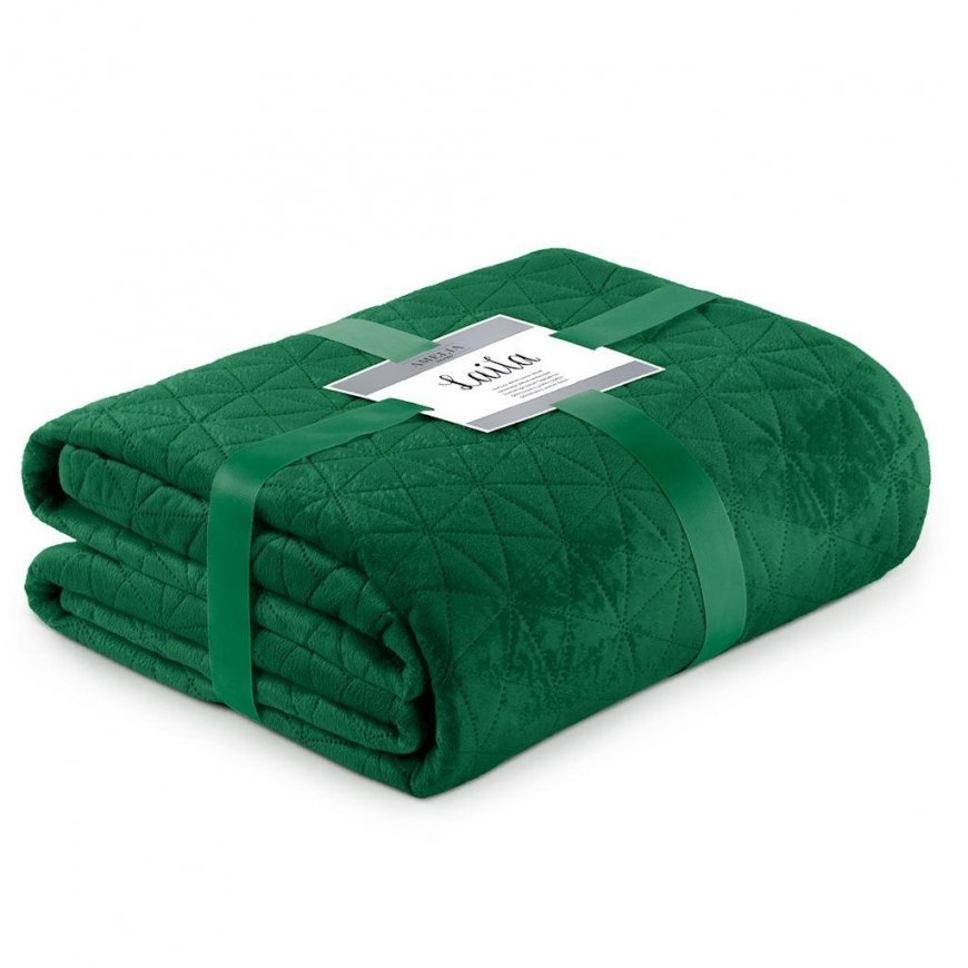 AmeliaHome Bedspread BOTTLEGREEN+JADEGREEN 240x260 – 3