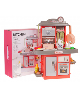RoGer Kitchen with Sound Function 35pcs Pink