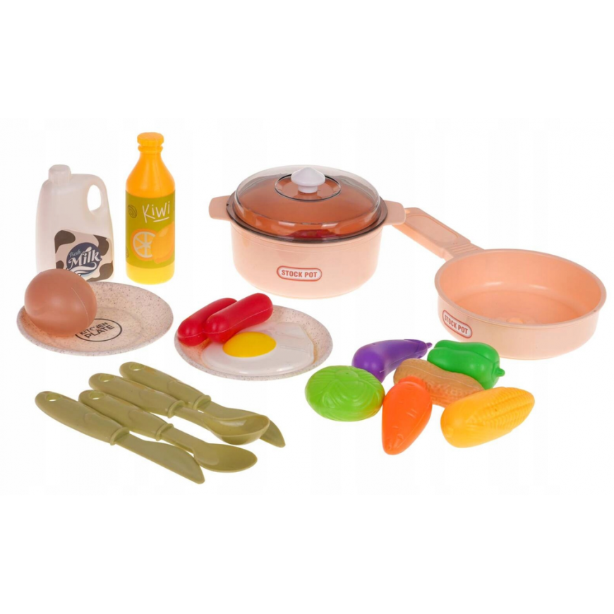 RoGer Kitchen with Sound Function 35pcs Rožinė – 3
