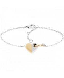 Tommy Hilfiger Fashion steel bracelet with two-tone heart 2780880