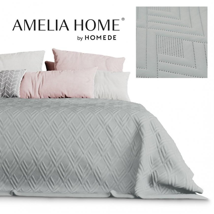 AmeliaHome Bedspread STEEL 170x270 – 2