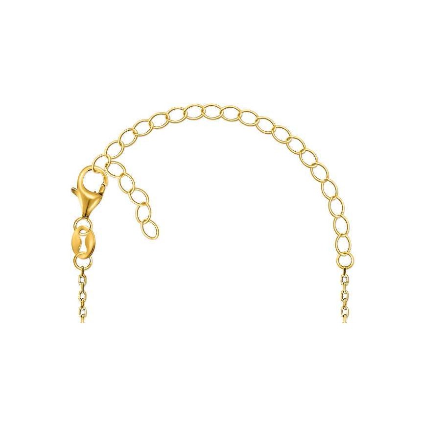 Brilio Silver Minimalist gold-plated necklace with zircon NCL73Y – 2