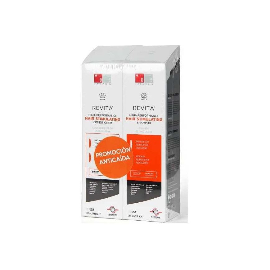 DS Laboratories DS "Revita" anti-hair loss shampoo 205ml + anti-hair loss conditioner 205ml, 2 pcs
