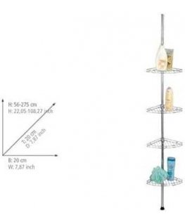 Maximex Corner telescopic bathroom shelf for shower - up to 4 levels