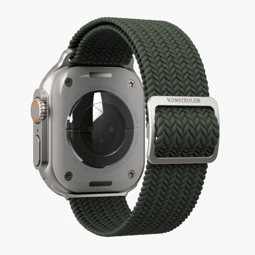 Vonmählen Woven Loop Strap Olive Nylon – 4