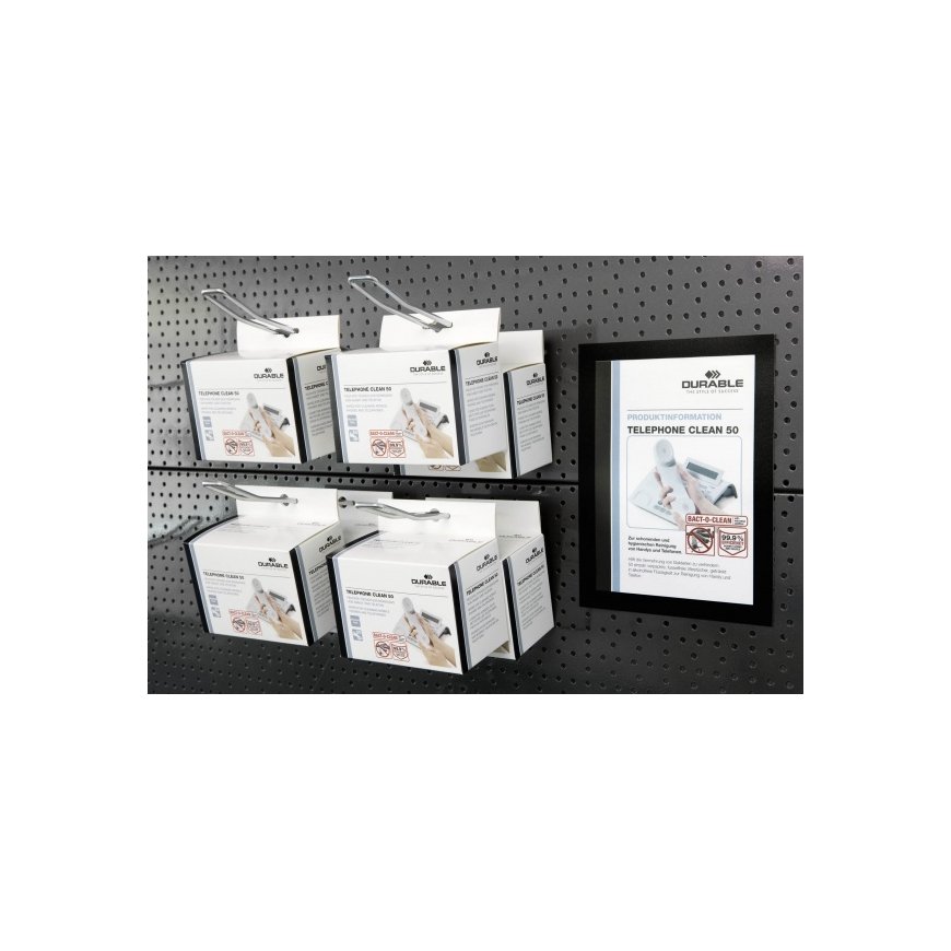 Durable DURAFRAME magneettiset kehykset A5 musta – 2