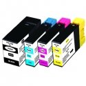 T3AZUR CJ1500XLUPP4 струйный картридж 4 шт Черный, Голубой, Пурпурный, Желтый