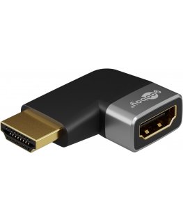 Goobay 72010 videokaapeli-adapteri HDMI-tyyppi A (vakio) musta, Hopea