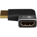 Goobay 72010 video kabeļu aksesuārs HDMI Type A (Standard) Melns, Sudrabs