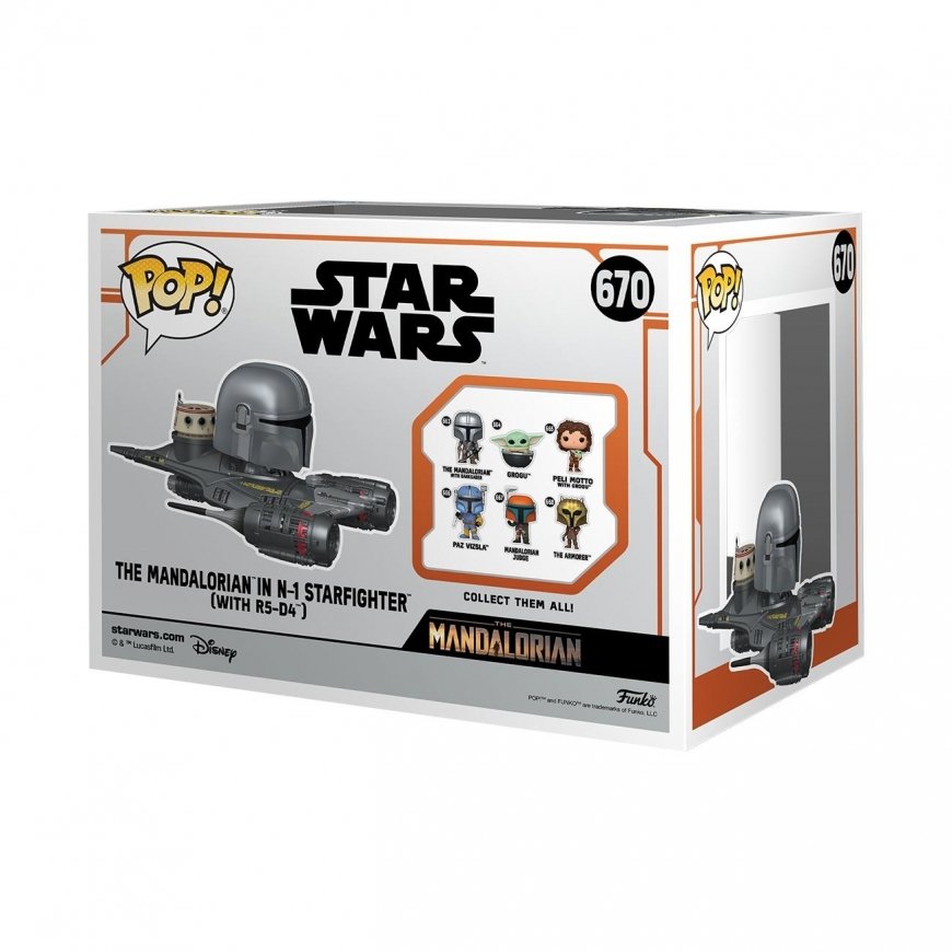 FUNKO POP! RIDE Mandalorian in N1 Starfighter – 3