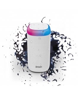 Hama Shine 2.0 Stereo portable speaker White 30 W