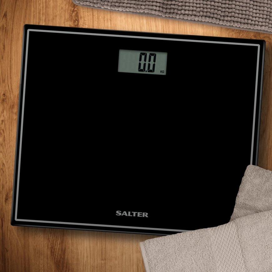 Salter 9207 BK3R asmeninės svarstyklės Kvadratas Juoda Elektroninės vonios svarstyklės – 3