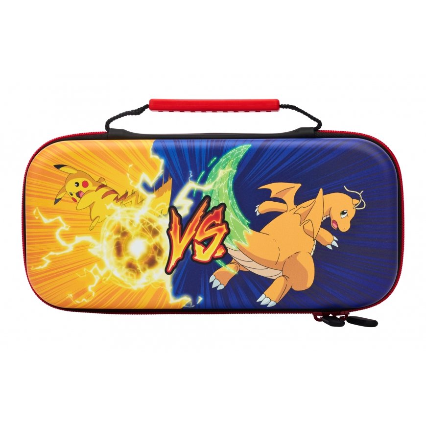 PowerA NSCS0055-01 nešiojamojo žaidimų kompiuterio dėklas Kietas dėklas Nintendo Mėlyna, Geltona
