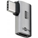 Goobay 74441 kabelių lizdinio / kištukinio jungčių tipo keitiklis USB-C Sidabras