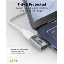 Goobay 74441 kabelių lizdinio / kištukinio jungčių tipo keitiklis USB-C Sidabras