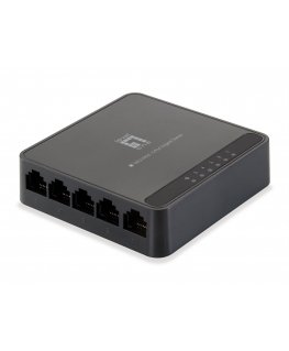 LevelOne GEU-0522 võrgulüliti Gigabit Ethernet (10/100/1000) Must