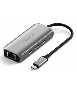 Satechi ST-H3C25EM interface hub USB Type-C 10000 Mbit/s Grey