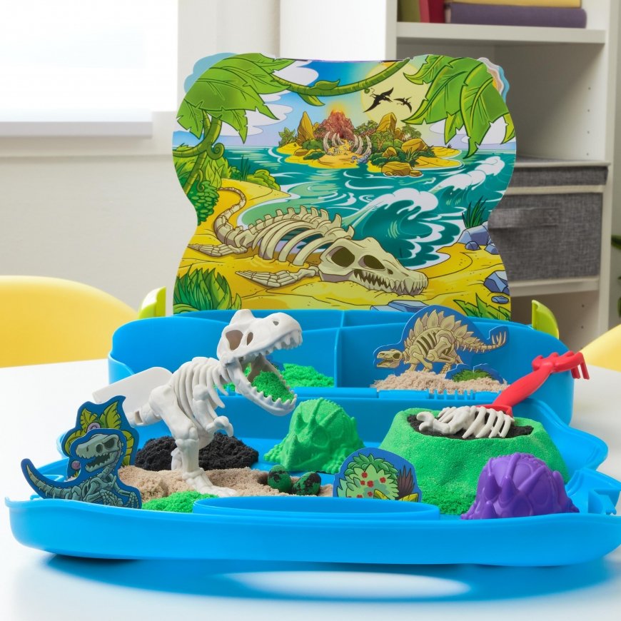 Kinetic Sand T-Rex Dig Set – 3