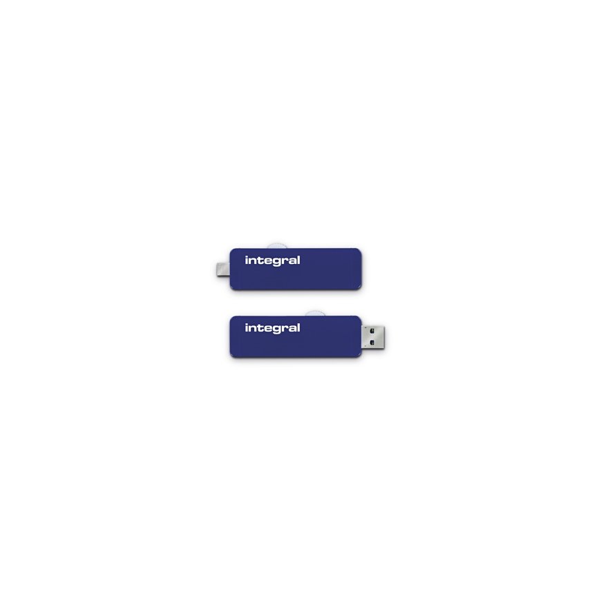 Integral Slide 16GB USB-muisti USB Type-A / Micro-USB 3.2 Gen 1 (3.1 Gen 1) Sininen – 2