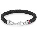 Tommy Hilfiger Elegant men´s bracelet made of juodas leather Tyson 2790545 Tommy Hilfiger Elegant men´s bracelet made of juodas leather Tyson 2790545
