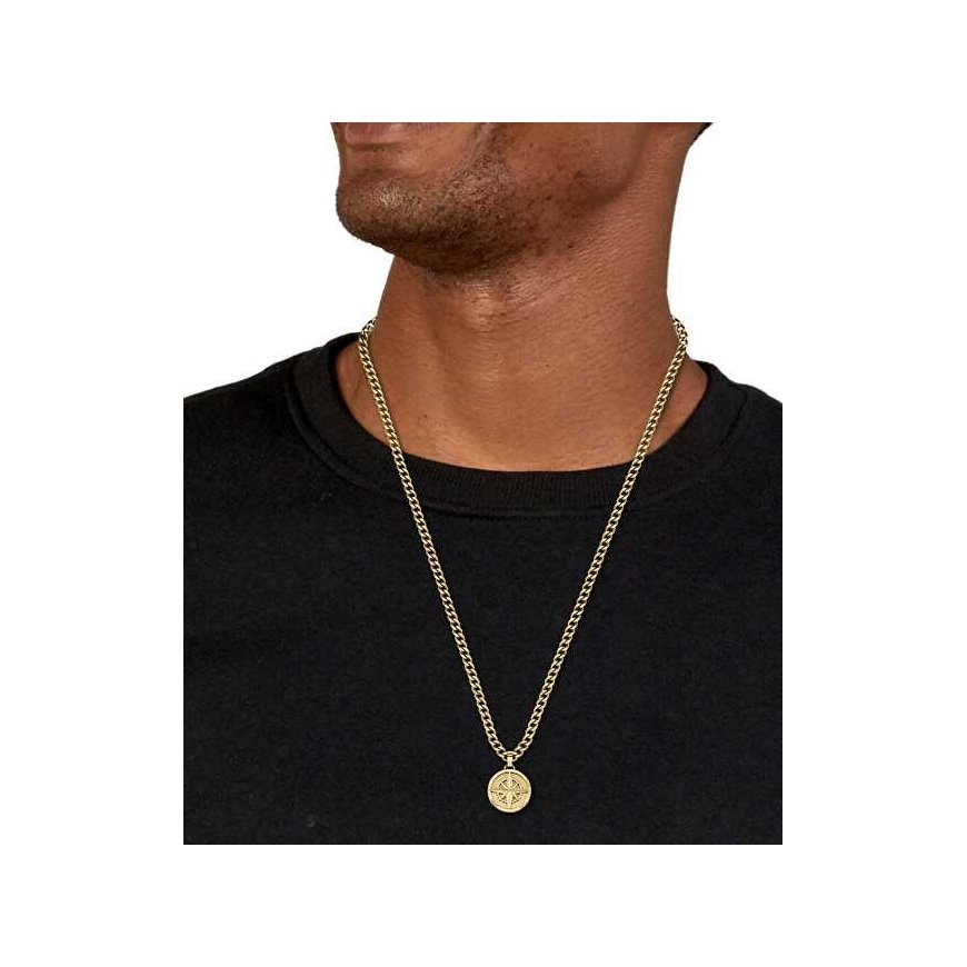 Hugo Boss Timeless Men's Gold-Plated Necklace 1580549 – 2