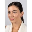 Brilio Silver Gold-plated oval earrings EA1145Y Brilio Silver Gold-plated oval earrings EA1145Y
