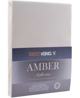 Arkki kumilla DecoKing Amber 220-240x220 cm, beige