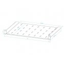 LEXI-Net 19" rack with perforation 1U/350mm, load capacity 15kg, black LEXI-Net 19" rack with perforation 1U/350mm, load capacity 15kg, black
