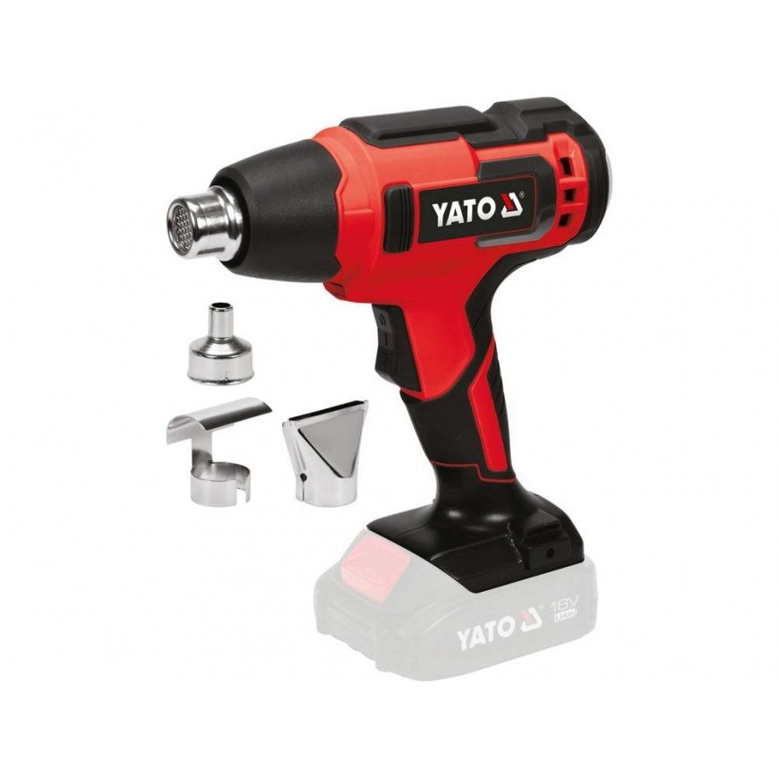 Yato YT-82285 kuumailmapistooli 100 l/min 550 °C 250 W musta, Punainen – 3