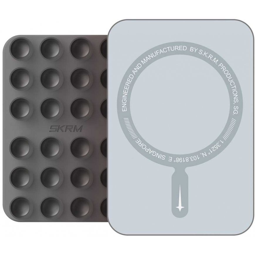 Universal suction cup Skinarma Stax MagSafe for phone smoke – 3