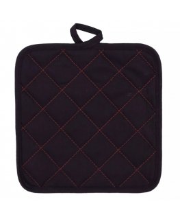 Heat-resistant tray XL 20x20cm black|red