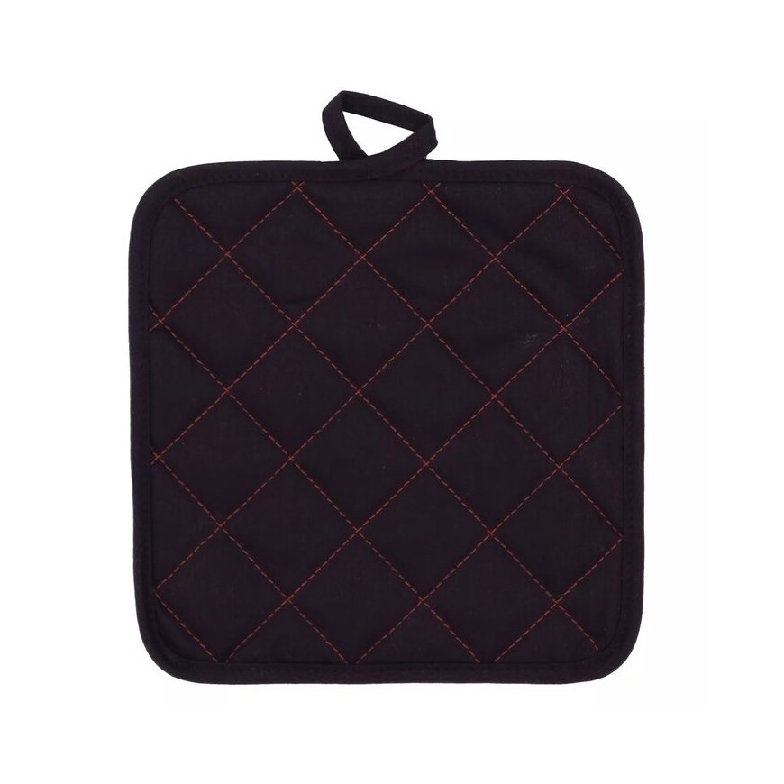 Heat-resistant tray XL 20x20cm black|red