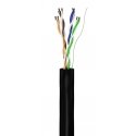 Goobay 57196 verkkokaapeli musta 100 m Cat5e U/UTP (UTP) Goobay 57196 verkkokaapeli musta 100 m Cat5e U/UTP (UTP)