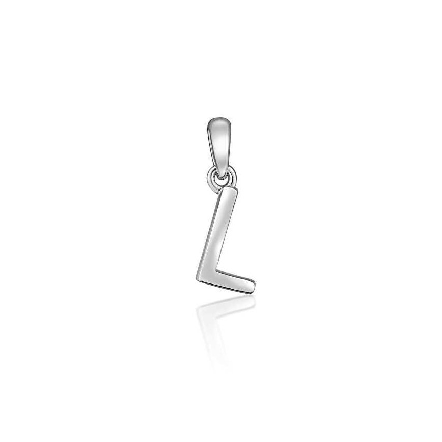 JVD Minimalist sidabrinis letter "L" pendant SVLP0948XH2000L