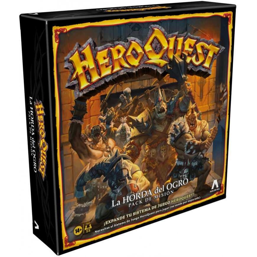 Hasbro Spanish Heroquest The Ogre Horde expansion board game – 2