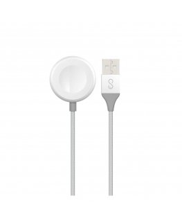 Epico Apple Watch uzlādes kabelis USB-A 1.2m - sudrabs